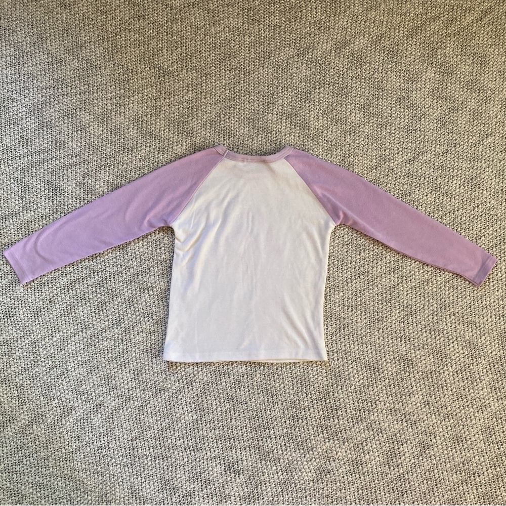 Vintage Walt Disney Collection Long Sleeve Snow White Tee Purple White Size 5 - Picture 5 of 9